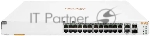 Коммутатор HPE Instant On 1960 24PoE+ 370W, 24×1 Гбит/с PoE+ + 4×10 Гбит/с SFP+, настраиваемый