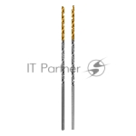 Сверло спиральное по металлу 2 х 86 мм Р6М5, Golden Tip, удлиненное, 2шт. Denzel