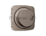 Лицевая панель OMEGA (Темная бронза матовый) для светорегулятора универсального QUANT OP6355