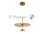 Светильник Ambrella light LH72603 BR/WH латунь/бежевый 6W 3000K D300*260-1770