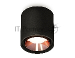 Светильник Ambrella Light XS7723005 SBK/PPG черный песок/золото розовое полированное MR16 GU5.3 (C7723, N7035)