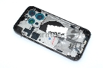 Задняя крышка (стекло) для iPhone 15 Pro (A3102) в сборе со стеклом камеры белая