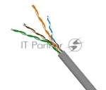 Кабель TWT UTP, серии XS, 2 пары, Кат.5e, PVC, 305 метров, серый