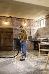 Строительный пылесос Karcher WD 7 Control P S 30/6/35/T 1400Вт (уборка: сухая/сбор воды/выдув) серебристый