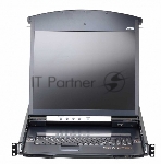 KVM консоль с переключателем ATEN 1L/1R 16p C5 D.Rail LCD KVM over IP SW, вид 3