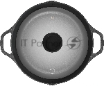 Сотейник Rondell Pacific RDA-1907 d=28 см (с крышкой) графитовый, вид 27