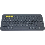 Клавиатура беспроводная Logitech K380 (920-007590) темно-серый (неоригинальная гравировка)