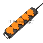 Удлинитель силовой Filum FL-PEC-5SCH-IP44 IP44, 5 розеток Schuko с кабелем 3х1.5 длиной 1.5 м.