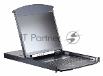 KVM консоль с переключателем ATEN 1L/1R 16p C5 D.Rail LCD KVM over IP SW, вид 4