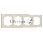 Рамка на 4 поста WERKEL (слоновая кость, basic) W0042003