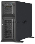 Серверный корпус 4U, ATX /E-ATX, Tower,8x3.5" hs+3x5.25'' int + 1x3.5'' SAS/SATA,12Gbps Backplane (for 3.5" HDD)including Rear Fan Module Kit*2, and converter cables for GPU AOC PWR; 2200W CPRS(1+1)