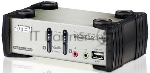Переключатель консоли электронный, 2 порта PS/1 2 Port USB2.0 KVMP Switch with OSD