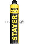 Пена монтажная STAYER PRO 41135, пистолетная, всесезонная, 750мл