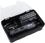 Отвертка аккумуляторная Deli DC161, (4В, 2А*ч, 5Нм, 300об/мин, Type-C, набор бит 4 шт, картон), вид 6