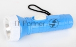 Фонарь 828-TH (1LED 1 режим 3хAG10; блист-пакет; голуб.) Ultraflash 12395