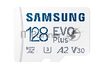 Флеш карта microSDXC 128Gb Samsung EVO Plus Class 10, A2, V30, UHS-I, W 90 МБ/с, R 160 МБ/с, MB-MC128SA/KR адаптер на SD
