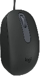 Мышь Logitech M86 черный оптическая 1000dpi USB для ноутбука (910-007661)