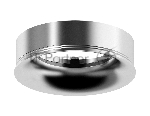 Насадка для корпуса светильника N7012 PSL серебро полированное D70*H20mm Out2mm MR16