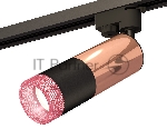 Светильник Ambrella light XT6302061 SBK/PPG/PI черный песок/золото розовое полированное/розовый MR16 GU5.3