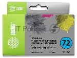 Картридж струйный Cactus CS-C9373 №72 желтый (130 мл.) для HP DJ T610/T620/T770/T1100/T1100/T1120/T1200