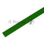 Термоусадочная трубка 12/6,0 мм, зеленая, упаковка 50 шт. по 1 м PROconnect