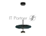 Светильник Ambrella light LH72605 BK/DB черный/синий 6W 3000K D300*260-1770