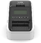 Термопринтер Brother QL820-NWB (для печ.накл.) стационарный серебристый