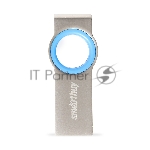 Флешка USB SmartBuy MC2 Metal Blue (SB016GbMC2), 16Gb, USB 2.0, R/W 25/15, синий/серебристый