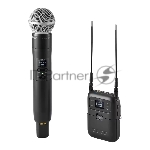 Ручной передатчик SHURE SLXD2/SM58=-H56 с капсюлем SM58. Частота UHF 518-562 МГц