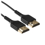 Кабель HDMI C-HM-HM-0.5M Wize,0.5 м, v.2.0, 19M/19M, позол.разъемы, экран, черный, пакет