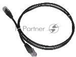 Патч-корд TWT UTP cat.5e, с заливными колпачками, 7.0 м, черный