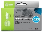 Картридж струйный Cactus CS-CZ110AE №655 голубой (14,6 мл) для HP DJ IA 3525/5525/4515/4525