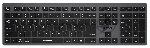 Клавиатура беспроводная A4Tech Fstyler FBX50C, USB, Bluetooth/Радиоканал, серый