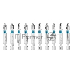Бита Gross PZ2х50мм, сталь S2, шестигр., 10 шт.