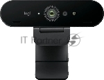 Веб-камера Logitech BRIO 4K C1000e 4096x2160, 30 кадр/с, USB, микрофон, автофокус, крепление на мониторе