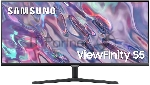 Монитор 34" Samsung ViewFinity S5 LS34C500GAUXEN черный VA LED 21:9 полуматовая 3000:1 300cd 178гр/178гр 3440x1440 100Hz FreeSync DP Ultra WQHD 4.9кг