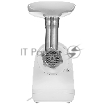 Мясорубка электрическая Panasonic MK-GX1700WTQ белый, 1700 Вт, 3 кг/мин, реверс, защита от перегрузки, насадки - 4
