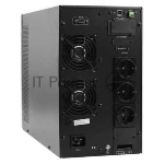 Источник бесперебойного питания Powerman Online 3000 / 3000 ВА / 2400 Вт / 3 x CEE 7 (евророзетка), вид 4