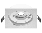 Корпус светильника C8061 SWH белый песок 110*110*H40mm Out2mm GX53