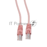 Патч-корд UTP Cablexpert PP12-3M/RO cat.5e, 3м, литой, многожильный розовый