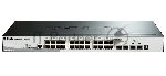 Коммутатор D-Link DGS-1510-28P/A1A, 24×1 Гбит/с + 2×1 Гбит/с SFP + 2×10 Гбит/с SFP+, управляемый