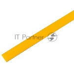 Термоусадочная трубка 8,0/4,0 мм, желтая, упаковка 50 шт. по 1 м PROconnect