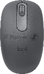 Мышь беспроводная Logitech M196 графитовый, 1000 dpi, Bluetooth, кнопки - 3
