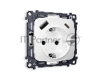 Комплект механизма электрической розетки OMEGA Белый матовый 2USB A+C 20W (быстрая зарядка) с/з QUANT (OP1300, VM160) MO130010