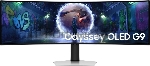 Монитор 49" Samsung Odyssey OLED G9 S49DG932SIXCI OLED 5120x1440, 240 Гц, 0.03 мс, 32:9, 250 кд/м², 1xHDMI, 1xDP, 2xUSB-C, 1x3.5 мм, изогнутый R1800, серебристы