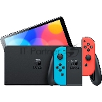 Игровая приставка Nintendo Switch OLED сине-красный