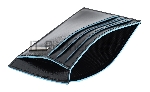 Чехол для кредитных карт Piquadro Blue Square PP2762B2R/N черный натур.кожа