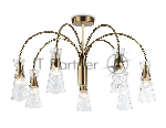 Люстра Ambrella light LH55703/7 BS/CL латунь/прозрачный E14*7 max 40W D745*460