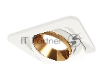Комплект встраиваемого поворотного светильника Ambrella light XC7658024 SWH/PYG белый песок/золото желтое полированное MR16 GU5.3 (C7658, N7034)