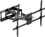 Кронштейн для телевизора ONKRON M10 черный 42"-110" макс.100кг настенный поворотно-выдвижной и наклонный
